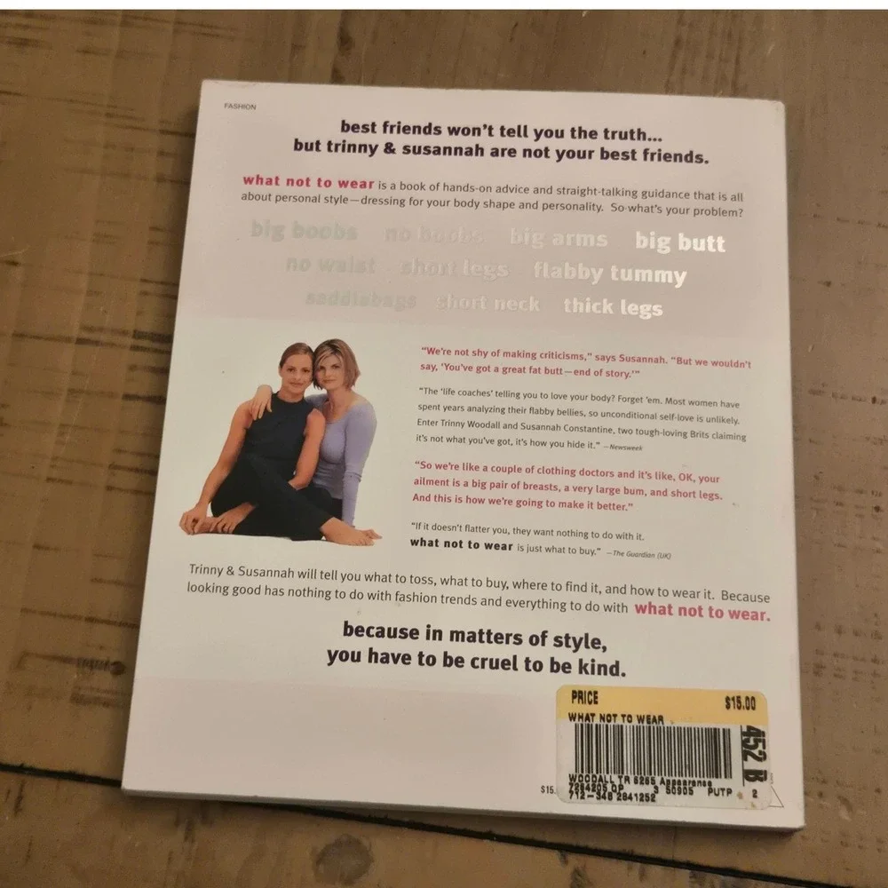 Trinny & Susannah Fashion Book Set OS White Excellent What Not To Wear Bundle
